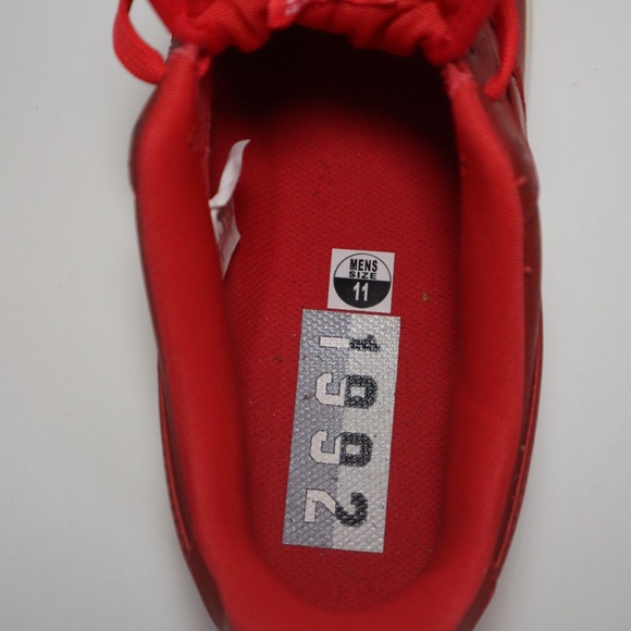 NWOT Nike Red Sneakers Classic Low-Top Design - Picture 8 of 8